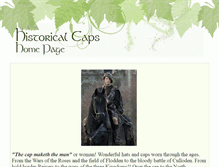 Tablet Screenshot of historicalcaps.net